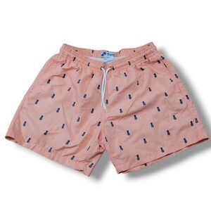 Trunks Surf & Swim Co. Shorts Size XL W32"xL5.5" Swimwear Swim Shorts Pineapple